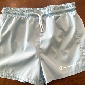 Girls size 14/16 Champion Sky Blue Sports Shorts